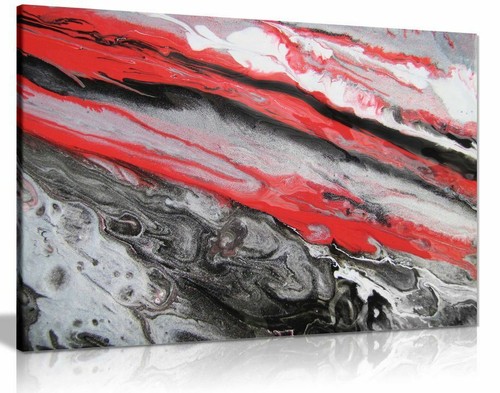 Red white black - white, abstract