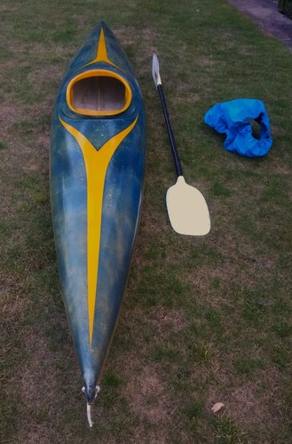 Fibreglass kayak including - kayak,