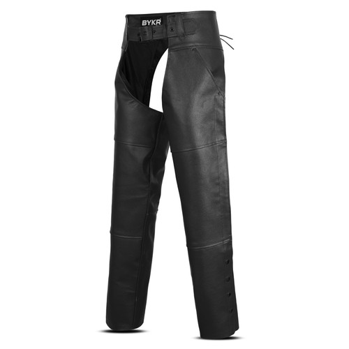Bykr leather motorcycle chaps - bykr,