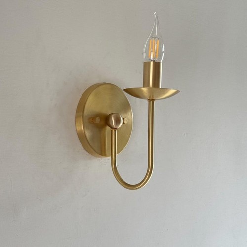 Handmade candle style - handmade, brass