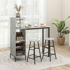 Bar Table Set 3 Piece Wine