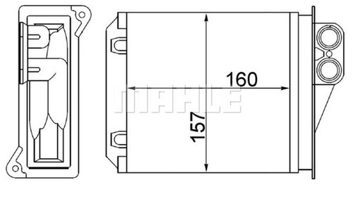 Mahle interior heater core - interior,