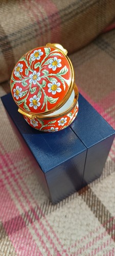 Crummles red floral enamel - red,