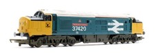 HORNBY 'OO' GAUGE BR BLUE CO-CO CLASS 37 420 'THE SCOTTISH HOSTELLER' LOCOMOTIVE