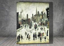 L. S. Lowry St Michael and All Angels CANVAS PAINTING ART PRINT POSTER 1858