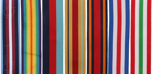 British military medal ribbons - military,