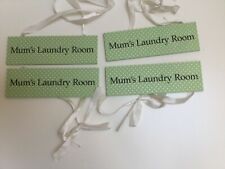 Wholesale Job Lot - Wooden Signs Vintage Style - Mum's Laundry Room
