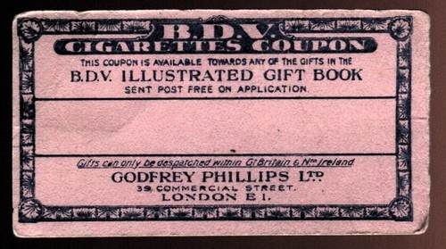 Tobacco card godfrey - tobacco,