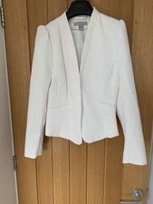 Ladies Lined White Jacket From