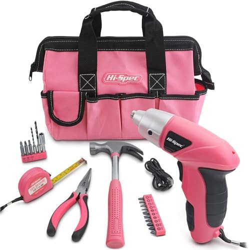 Pink 20pc home diy - pink, tool