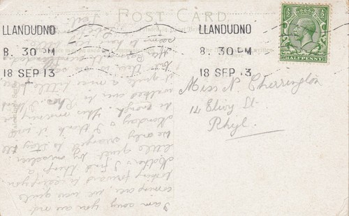 Postcard genealogy miss - postcard,