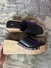 Zara Studded Wedges