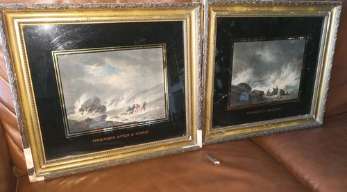 Pair morland 19c col maritime - morland,