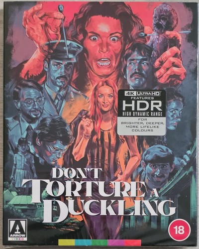 Don torture duckling - don't, arrow