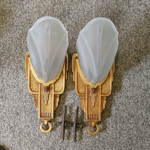 Vintage art deco slip shade - deco,