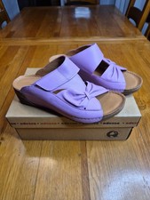 Adesso Womens Leather Open Toe