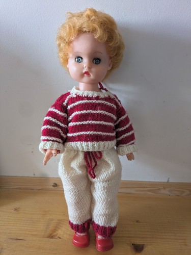 Vintage rosebud doll - vintage, in