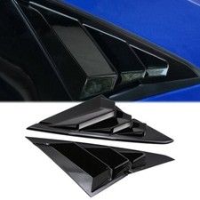 Side Window Louver Cover for Honda Civic Type R 2017 2018 2019 2020 Glossy Black