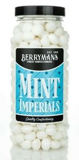 Mint Imperials Retro Sweets Gift Jar by Berrymans Sweet Shop