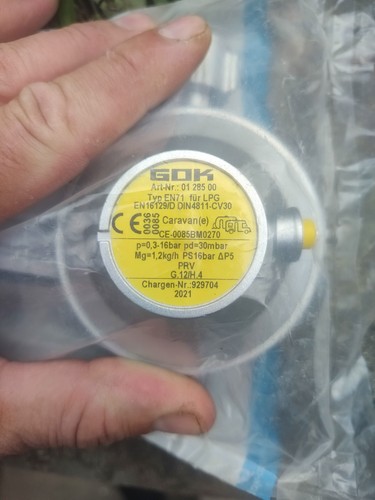 Gok gas regulator - gas, 30mbar