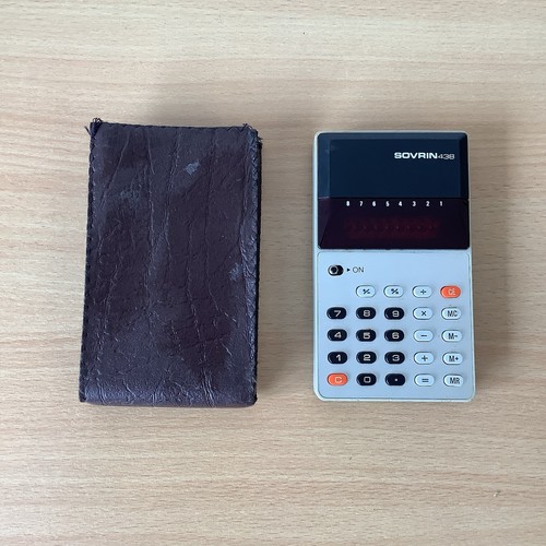 Sovrin 438 vintage calculator - sovrin,