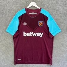 West Ham United Shirt Mens XXL