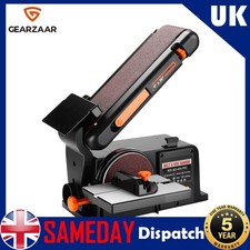 650W ELECTRIC BELT + DISC SANDER 2IN1 LINISHER BENCH LARGE TABLE WOOD METAL SA