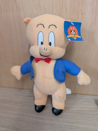 Looney tunes plush toy - tunes, pig