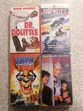 Family Movie VHS Bundle– Mrs.Doubtfire, Dr. Dolittle,Free Willy 2, Kangaroo Jack