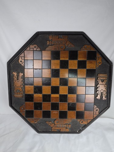Vintage hand carved aztec - vintage,