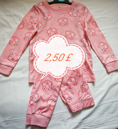 George girls pink pudsey bear - pink,