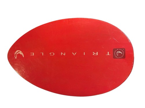 Triangle brand red oval wave - red,