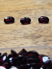 Genuine 10x6mm Oval Garnet