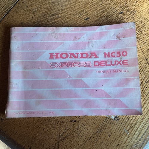 Honda express nc50 owners - express,