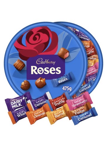 Cadbury roses tub 475g - cadbury,