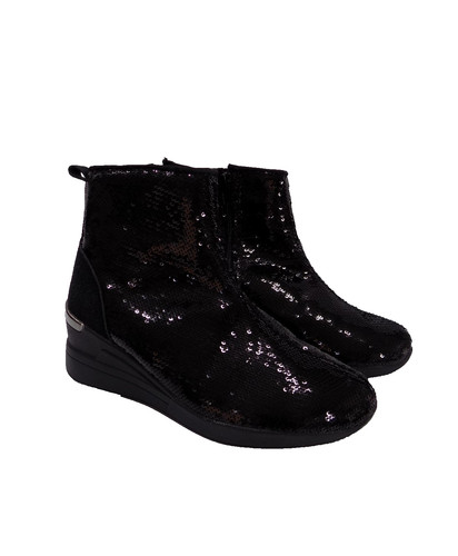 Dune boots black sequin - uk, 4