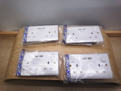 Lap amp twin socket - twin, usb