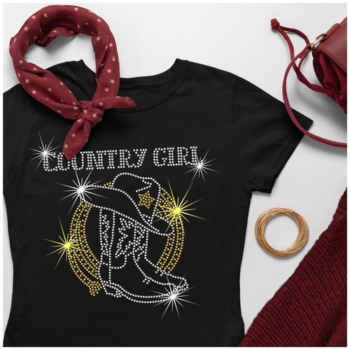 Countrygirl rhinestone ladies - rhinestone,
