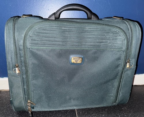 Small green antler suitcase - small,