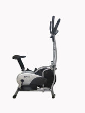 PRO CROSS TRAINER - 2 in 1- EXERCISE BIKE - CARDIO FITNESS WORKOUT MACHINE F4H