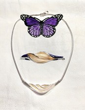 Jens J AAGAARD (JAa) Stg Silver SET of NECKLACE+BANGLE?Lovelinks designer