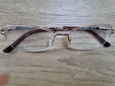 Ladies Designer  DbyD  Semi Rimless Gold Coloured Glasses