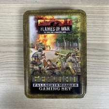 FLAMES OF WAR GERMAN FALLSCHIRMJAGER GAMING SET WORLD WAR II WWII WARGAMING