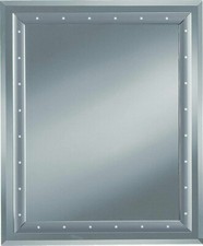 SILVER VIGO FACETED PLASTIC