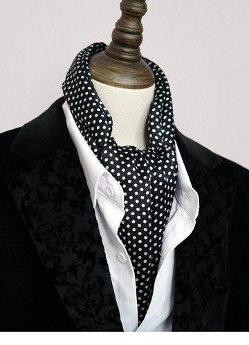 Mens 100 silk scarf - silk, vintage