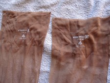 Worn Berkshire Cuban Heel FULLY FASHIONED FF Nylon Stockings  9 L Long Tall VGC