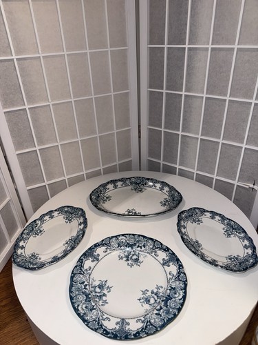 Antique blue and white