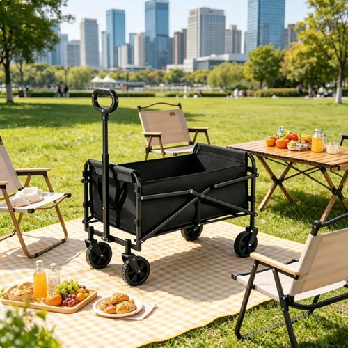 100l folding trolley wagon - 100l,