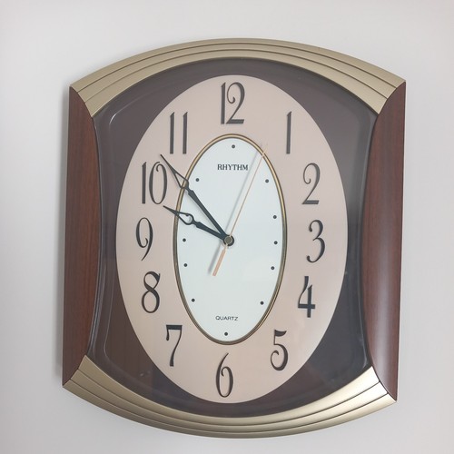 Retro clock rhythm gold - clock,