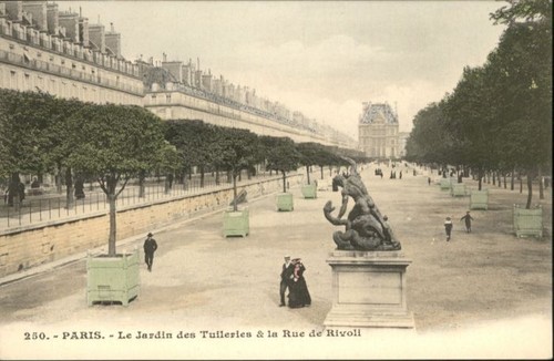 Paris jardin tuileries - paris, rue
